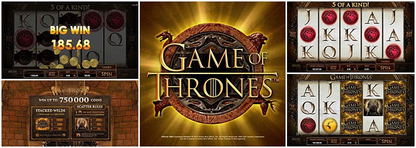 Game of thrones slot online, free